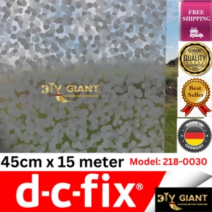 DC Fix Mattierglas Statisch Kleben Klebrig Rückseite Vinyl Fenster Film Weiß Punkt 15mtr - Bild 1 von 9