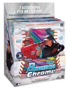 2023 Bowman Chrome Baseball Factory Sealed Hobby Box- 2 autos - Picture 1 of 1
