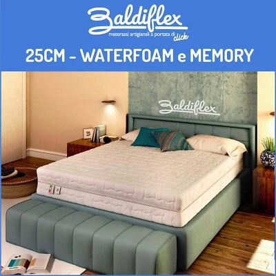 MATERASSO MATRIMONIALE MEMORY 160X200 MEMORY FOAM 7 CM SFODERABILE PREMIUM PLUS - Immagine 1 di 4