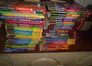 50 Goosebumps books-mixed lot-Horrorland/reprinted editions/Ghosts Fear/++ - Picture 1 of 4