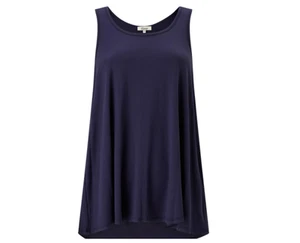 Somerset by Alice Temperley Women's Navy Jersey Trapeze Top Size 12 RRP £39 BNWT - Picture 1 of 2