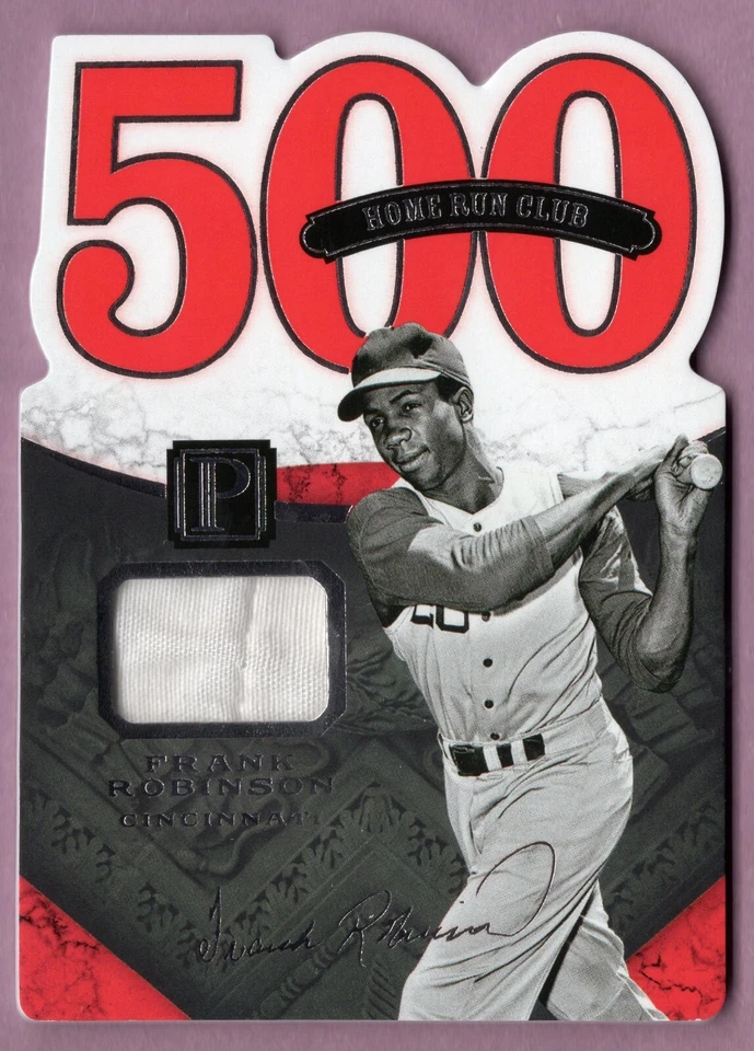 2016 PANINI PANTHEON #7 FRANK ROBINSON #D /199 GAME USED JERSEY CINCINNATI REDS - Image 1 of 3