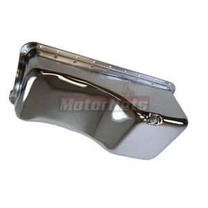 68-78 Ford Big Block BBF Oil Pan V8 429-460 Chrome Steel Front Sump Hot Rod - Picture 1 of 2