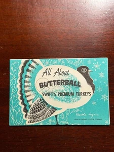 Butterball Swift Premium Turkeys Turkey Vtg Brochure Ephemera - Picture 1 of 3