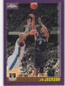 Topps Chrome Basketball NBA 2000-2001 No. 102 Jim JACKSON Refractor