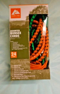 OZARK TRAIL BUNGEE SCHNÜRE VERSCHIEDENE GRÖSSEN SET MIT 24 STÜCK NEU IM KARTON - Bild 1 von 4
