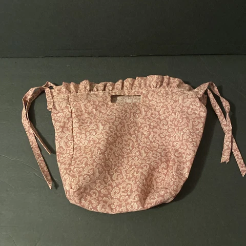 Pink Paisley Basket Liner Cover