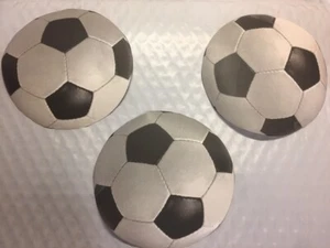 BALONES DE FÚTBOL papel tapiz borde RECORTES 3 piezas prepastadas decoración deportiva - Imagen 1 de 1