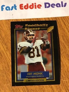1992 TOPPS NFL FOOTBALL'S FINEST ART MONK INSERT CARD 18 OF 44 LIMITED ED - Picture 1 of 2