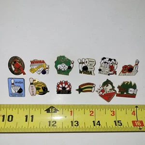 Bowling Lapel Pin Lot Of (12) WWBA Mostly  - Picture 1 of 4