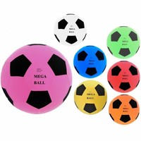 45CM GIANT INFLATABLE FABRIC COVERED MEGA BALL GARDEN & BEACH FOOTBALL