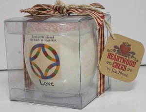 2003 JIM SHORE DOUBLE WEDDING RING CANDLE - Picture 1 of 2