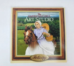 American Girls Art Studio Felicity Coloring Book-two page used, The Rest Unused - Picture 1 of 12