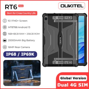 Oukitel RT6 20000mAh Rugged Tablet 8GB 256GB 10.1" FHD+ Android 13 MTK8788 16MP - Picture 1 of 14