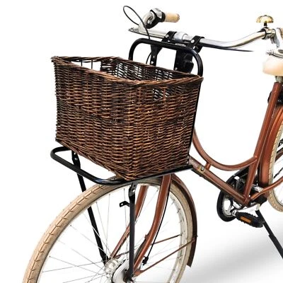Red Loon Fahrrad Frontgepäckträger Fahrrad Gepäckträger + Fahrradkorb Rattan