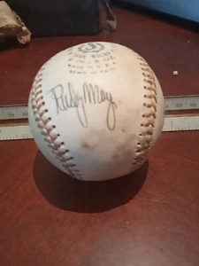 Rudy May Signed Baseball - Picture 1 of 6