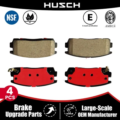 Rear Carbon Fiber Ceramic Brake Pads Fit for Chevrolet Captiva Sport 2012 - 2015 - Image 1 of 4