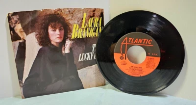 Laura Branigan- The Lucky One 45 RPM Record LP with Picture Sleeve Vinyl Album - Image 1 of 2