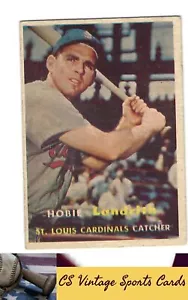 1957 Topps #182 Hobie Landrith - Picture 1 of 2