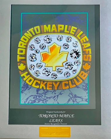 Vintage Toronto Maple Leafs Hockey Club Original Jostens Art Ring Design NHL Cover