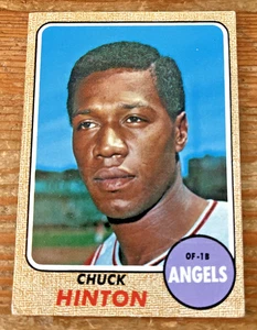 1968 Topps Chuck Hinton #532 California Angels Baseballkarte Vintage MLB - Bild 1 von 2
