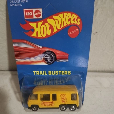 Autocaravana Hot Wheels Leo India GMC el increíble Spiderman amarillo Foto 1 de 4