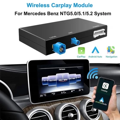 Wireless CarPlay & Android Auto Interface For Mercedes-Benz NTG5.0/5.1/5.2 Foto 1 de 4