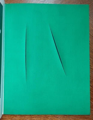 Lucio FONTANA Original pochoir (plantilla hecha a mano) "Concept spatial", 1959 Foto 1 de 4