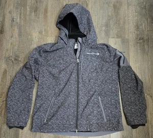Free Country Jacket Full Zip Hooded Faux Fur Lined Black Women's Size XXL - Picture 1 of 19