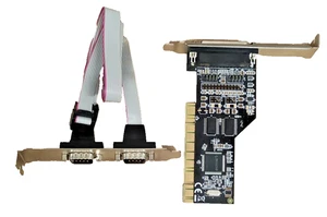 inLine Serial, Parallel PCI Erweiterungskarte 666381 1x Parallel 2x Serial - Bild 1 von 10