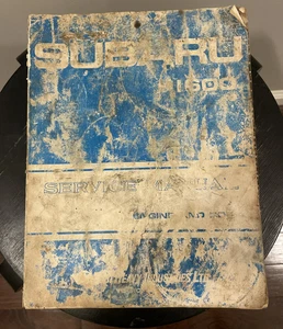 Subaru 1600 Service Manual Engine and Body April 1977 Fuji Heavy Industries - Bild 1 von 15