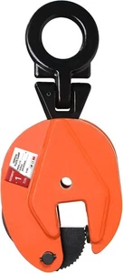 Abrazaderas de elevación de placa, abrazadera de placa de 2200 libras, abrazaderas de elevación vertical 1T, mandíbula abierta - Imagen 1 de 8