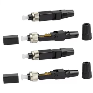 4pcs/Set Single Mode FC UPC Fiber Quick Optic Connector Fiber Optic Adapter - Afbeelding 1 van 13