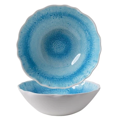 Cuencos para servir de melamina, tazones grandes para ensalada/pasta/mezcla/frutas de 12"" x 4", juego... Foto 1 de 4