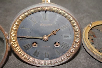 MOUVEMENT ANCIEN DE PENDULE A PRIORI EN ETAT DE  FONCTIONNEMENT - PAS DE MARQUE - Photo 1/4