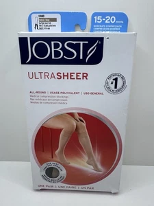 JOBST Ultra Sheer Compression Stocking Natural 15-20mmHg Female Small 7771169 - Picture 1 of 8