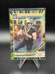DEREK CARR 2024 DONRUSS OPTIC ELECTRICITY PRIZM SAINTS /75 - Picture 1 of 2