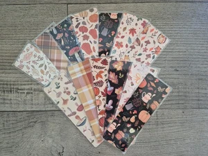 BUY ONE GET ONE FREE Double sided Laminated Pumpkin Autumn HALLOWEEN Bookmark - Bild 1 von 14