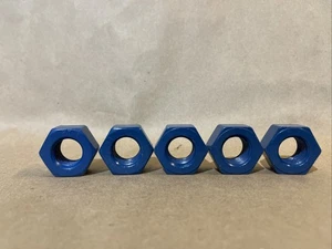 Lote de 5 3/4” 2H PTFE Tuerca Azul Xilano - Imagen 1 de 6