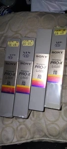 4 vintage sony betamx pro-x l-500 new sealed - Picture 1 of 2