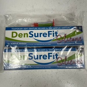DenSureFit Soft Silicone Reline Kit For Acrylic Denture Repair Lot of 2 Read - Picture 1 of 8