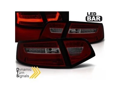 fanali posteriori barra led rosso fumo seq per audi a6 2008-2011 berlina Foto 1 de 4