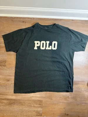 Vintage Ralph Lauren Polo Sport Spellout Shirt Green Size XL - Image 1 of 4