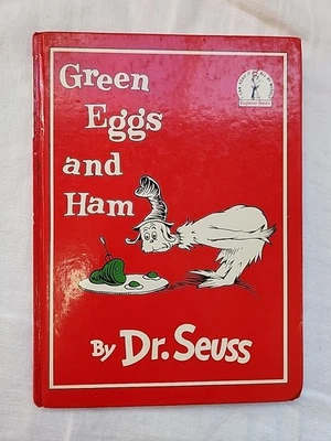 Green Eggs And Ham 1960 Dr. Seuss Vintage Hardcover Beginner Books Printed In GB - image 1 of 4