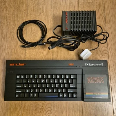 Sinclair ZX Spectrum Plus +3 Computer 128K Vintage TZX TAP Mp3 getestet & funktionsfähig - Bild 1 von 4