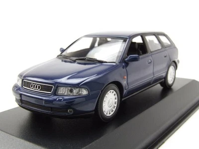 Audi A4 Avant Familiare 1995 Blu Scuro Modellino Auto 1:43 Maxichamps - Immagine 1 di 4