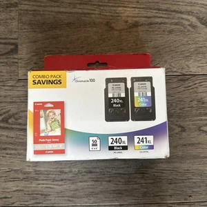NEW Canon Pixma Ink Combo Pack 240XL Black  and 241XL Color DISCOUNTED PRICE - Picture 1 of 4