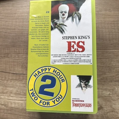 ES und TOMMYKNOCKERS - Stephen King - Kult Klassiker auf VHS Kassette  - Bild 1 von 4