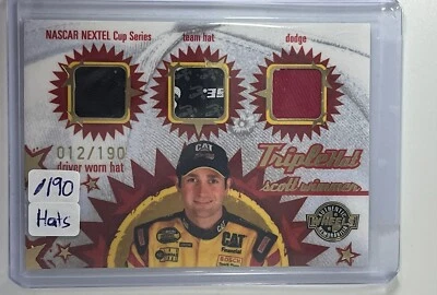 Scott Wimmer #TH26 2005 Wheels American Thunder Triple Hat /190 NASCAR Racing - Image 1 of 3