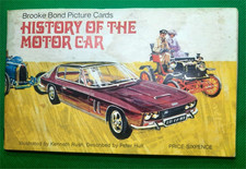 Brooke Bond Tea Cards History Of The Motor Car Complete Full  + Order Slip Rare